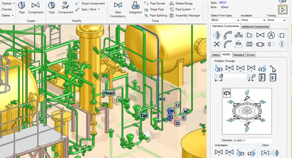 2014 年發表的 AVEVA E3D Design 是繼 PDMS 後新一代的工程 3D 建模軟體