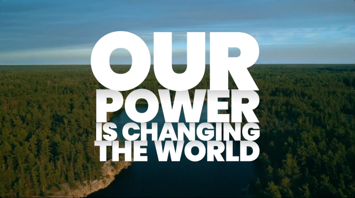 our power is change the world